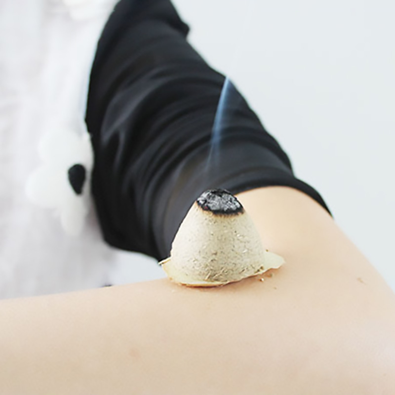 Herbal Wellness Massage - Konisches Moxa-Stäbchen-Set zur Bauchwärmung – Reine