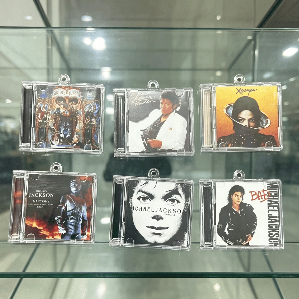Cat Claw Bark - Michael Jackson Merch Mini-CD-Album NFC-Schlüsselanhänger, Handgefertigter