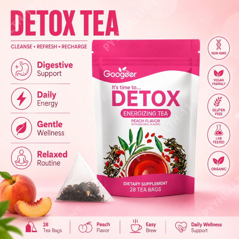 Herbal Wellness Drink - Natürlicher Pfirsich-Oolong-Tee in Beuteln Kräuter-Wellness-Tee Erfrischendes